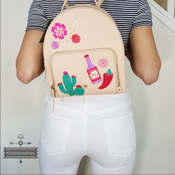 Kate spade cactus Tomi cactus backpack new horizon - Picture 7 of 8